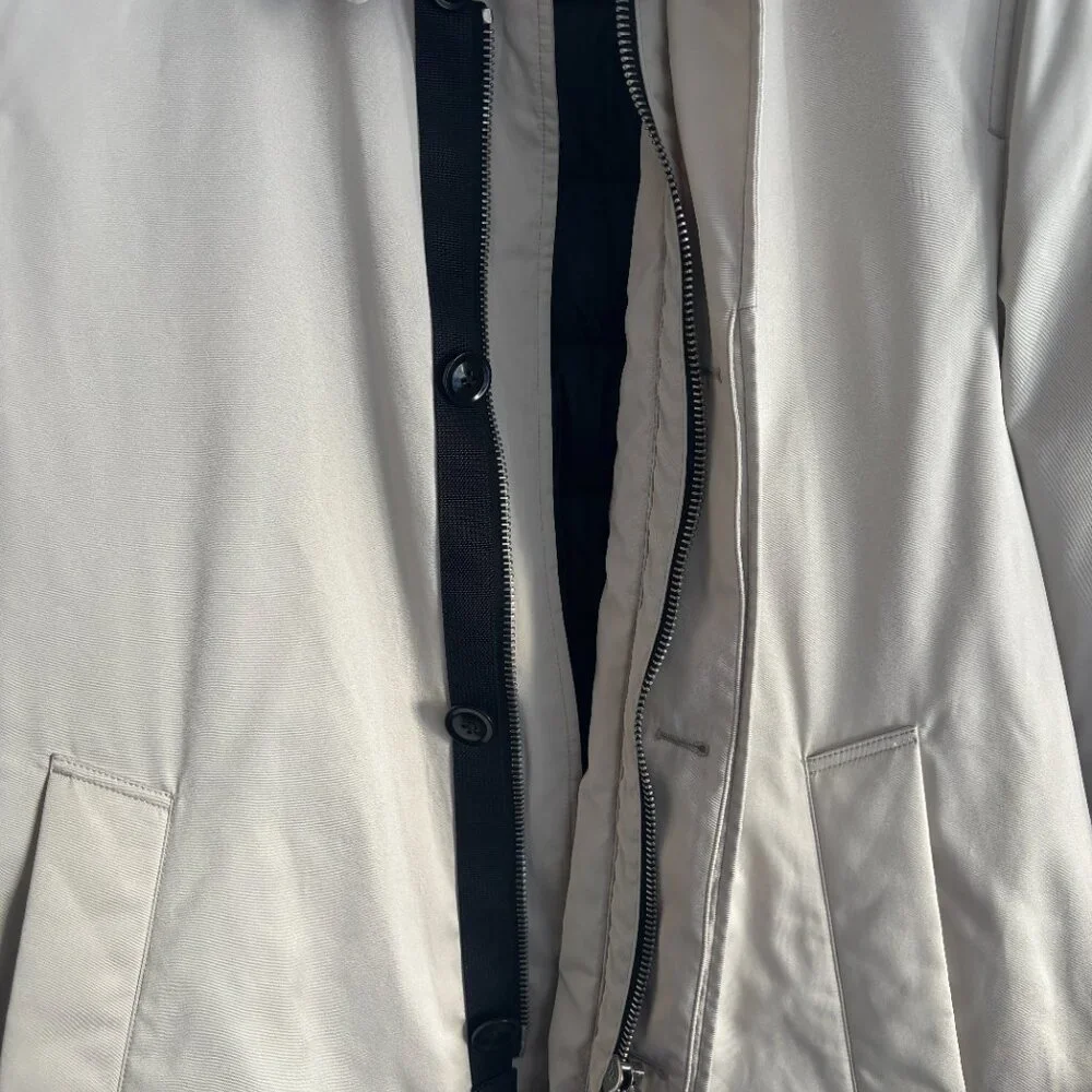 $7000 TOM FORD Faille Down Insulated Raincoat/ Parka Jacket - Beige US 40-42 - Picture 11 of 16